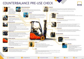 Counterbalance Pre-Use Check Poster