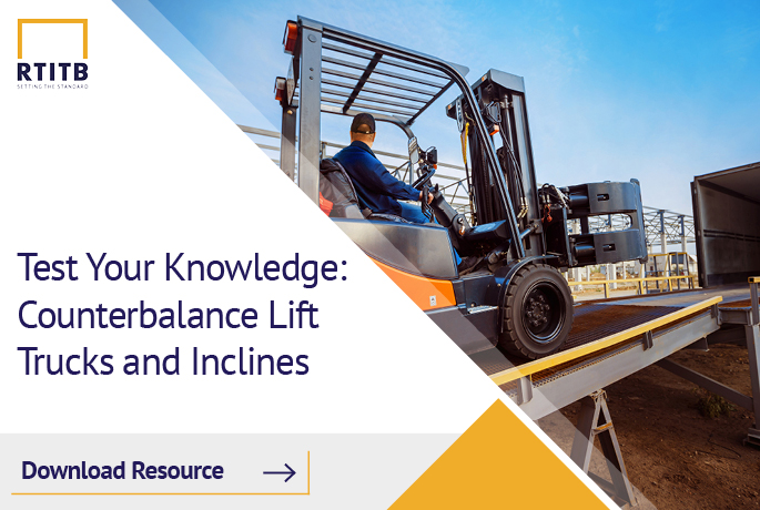 Test your knowledge: Counterbalance lift trucks and inclines