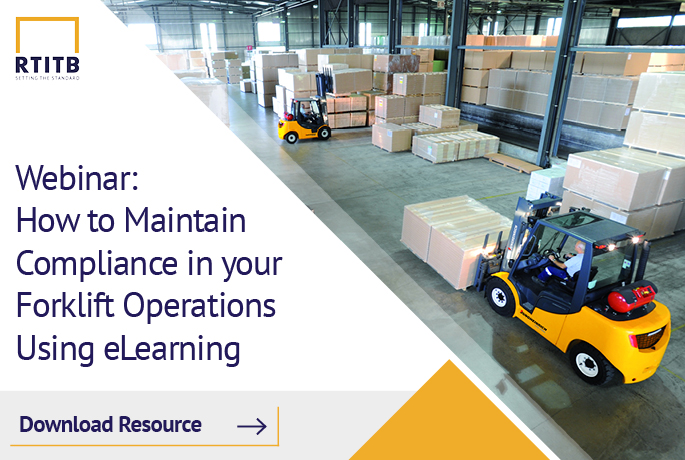 Webinar: How to maintain compliance in your forklift operations using elearning