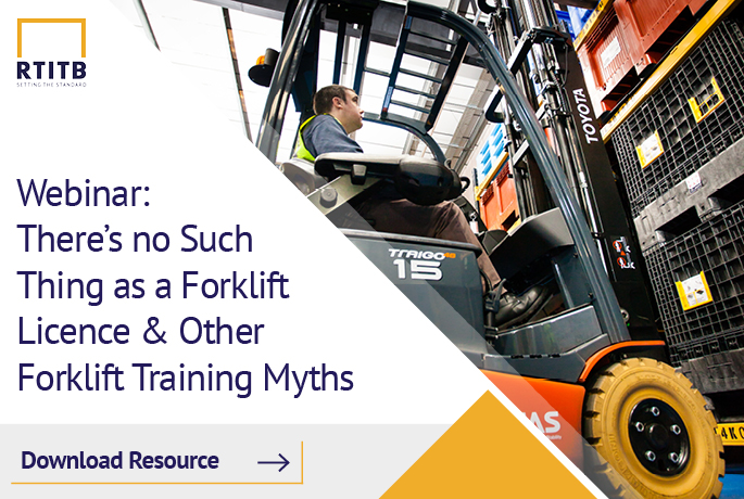 Webinar: There's no such thing as a forklift licence and other forklift training myths