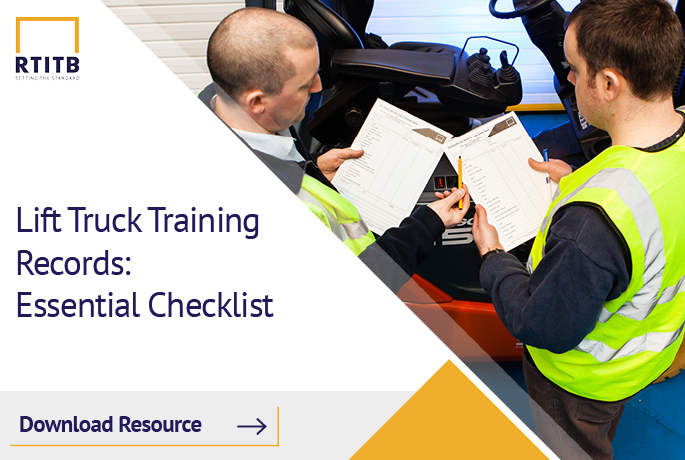 Lift truck training records: Essential checklist