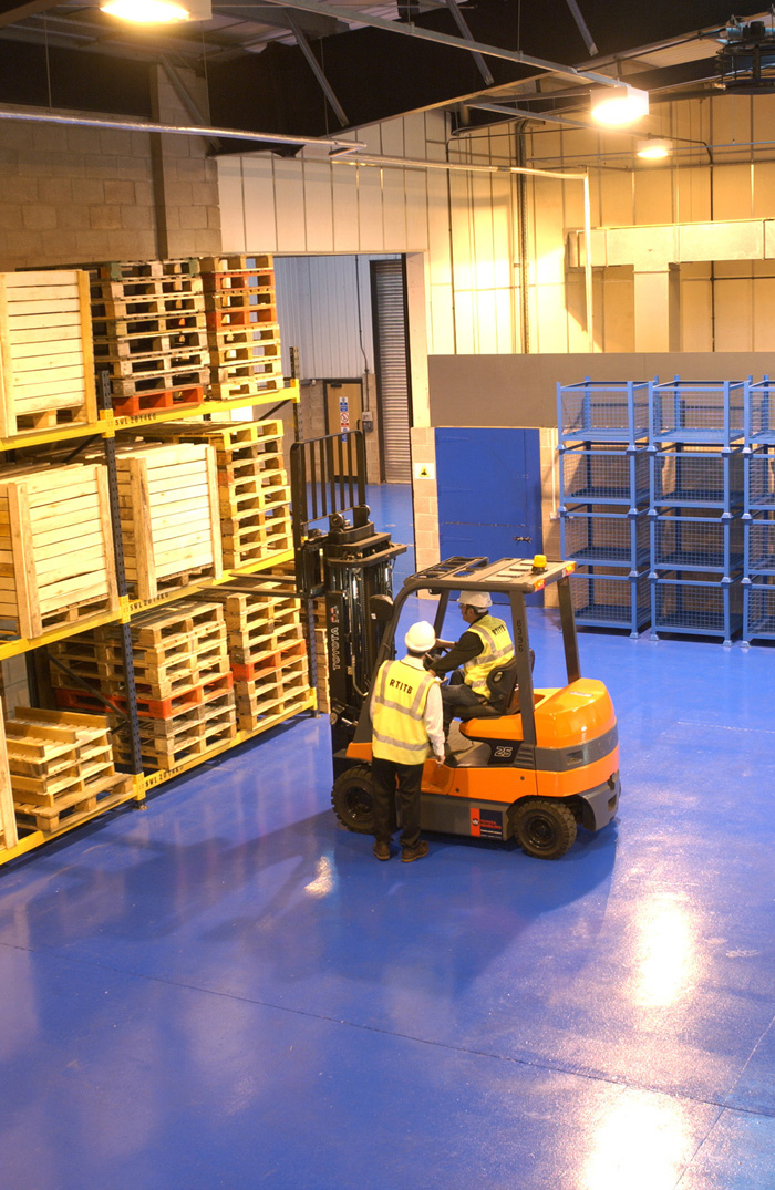Supervisors are responsible for forklift operations
