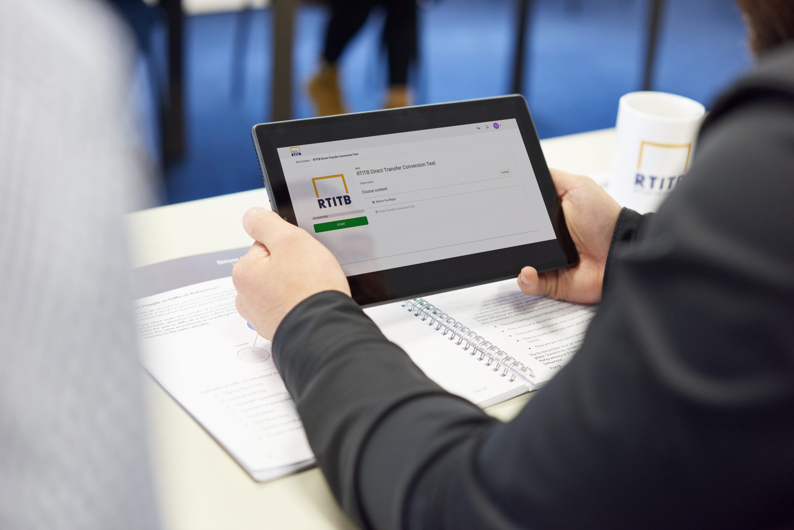 tablet with conversion test