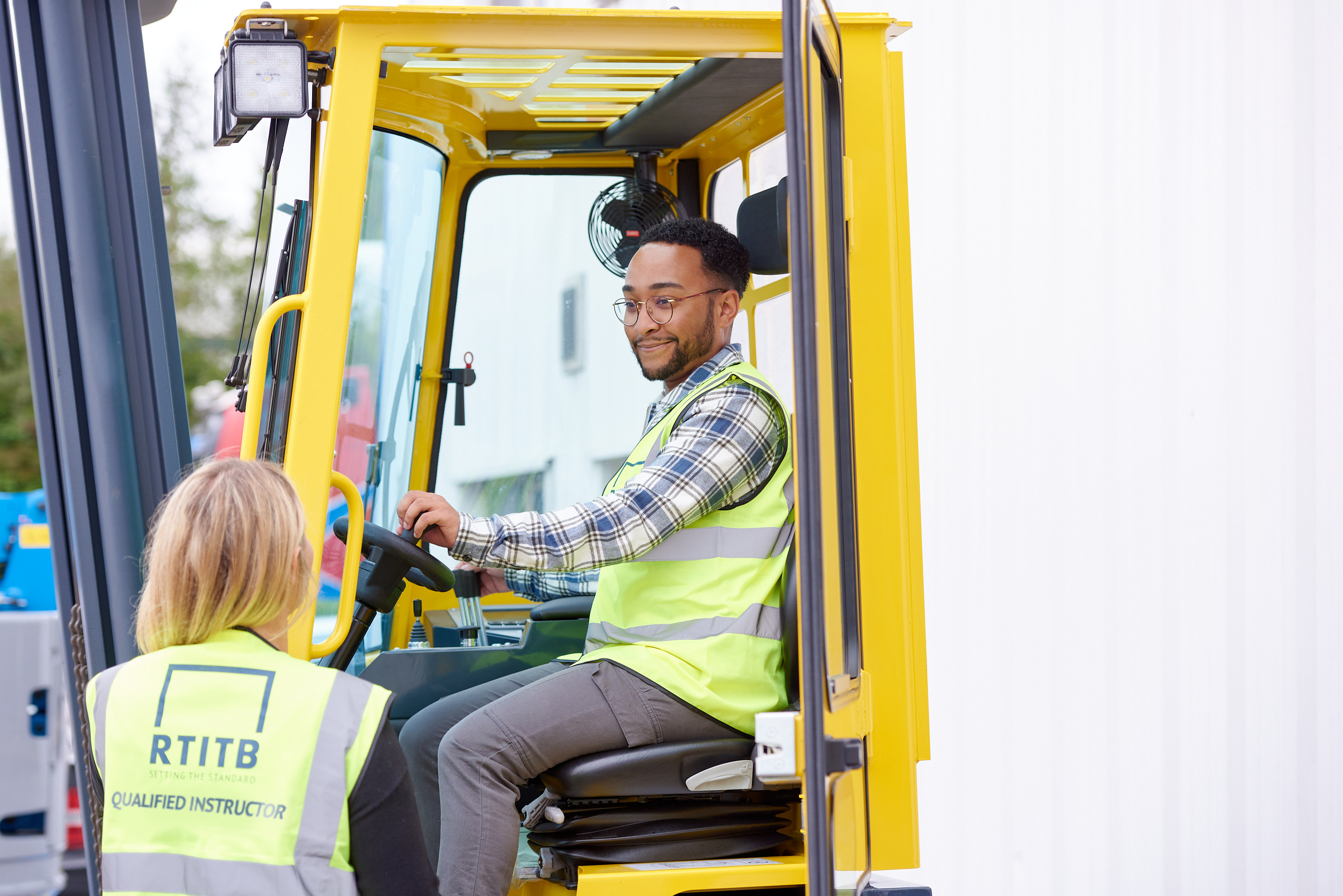 Retain lift truck operators with nontransferable operator training