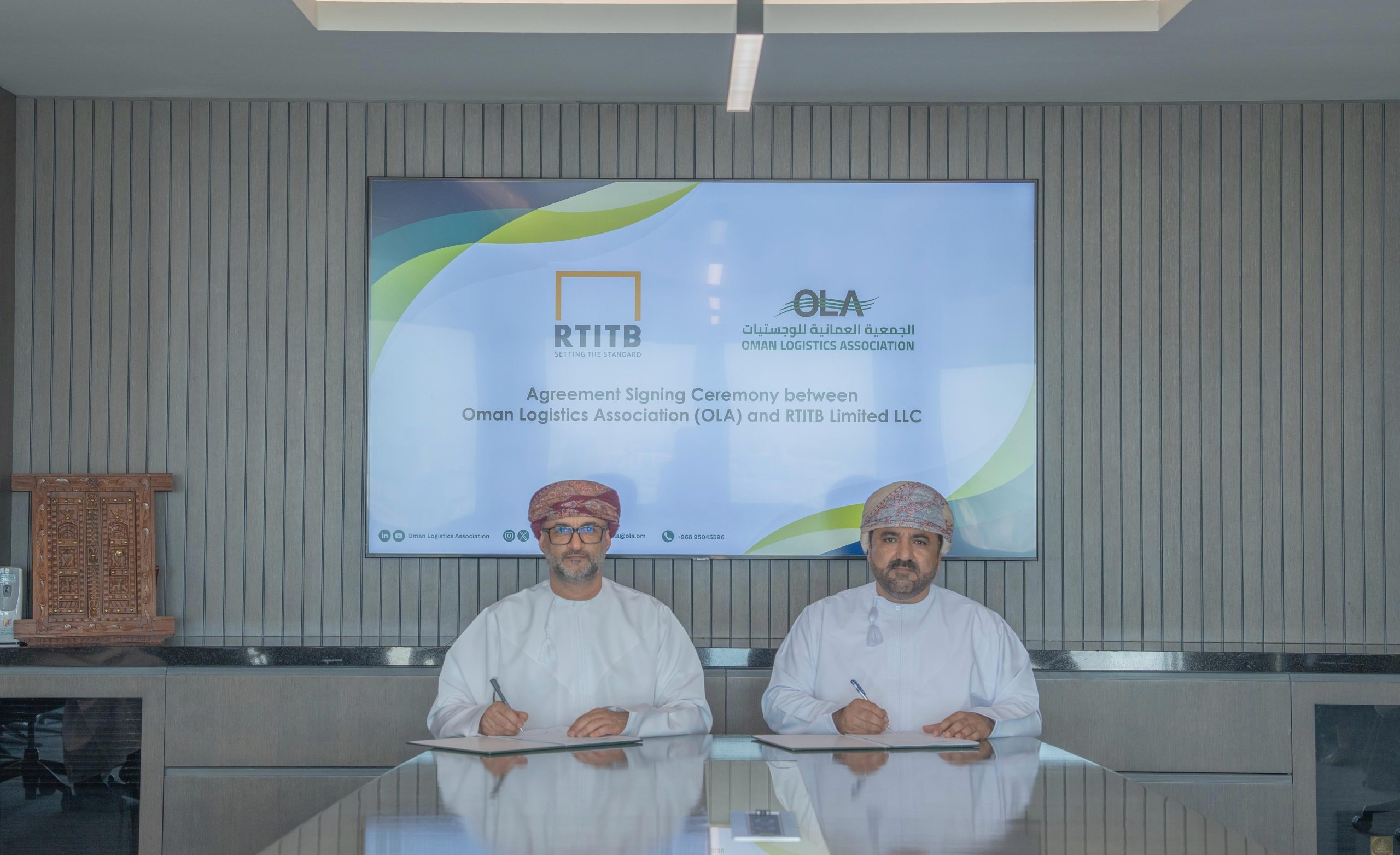 RTITB Middle East and Oman Logistics Association (OLA) Unite to Advance Road Safety and Skills Development